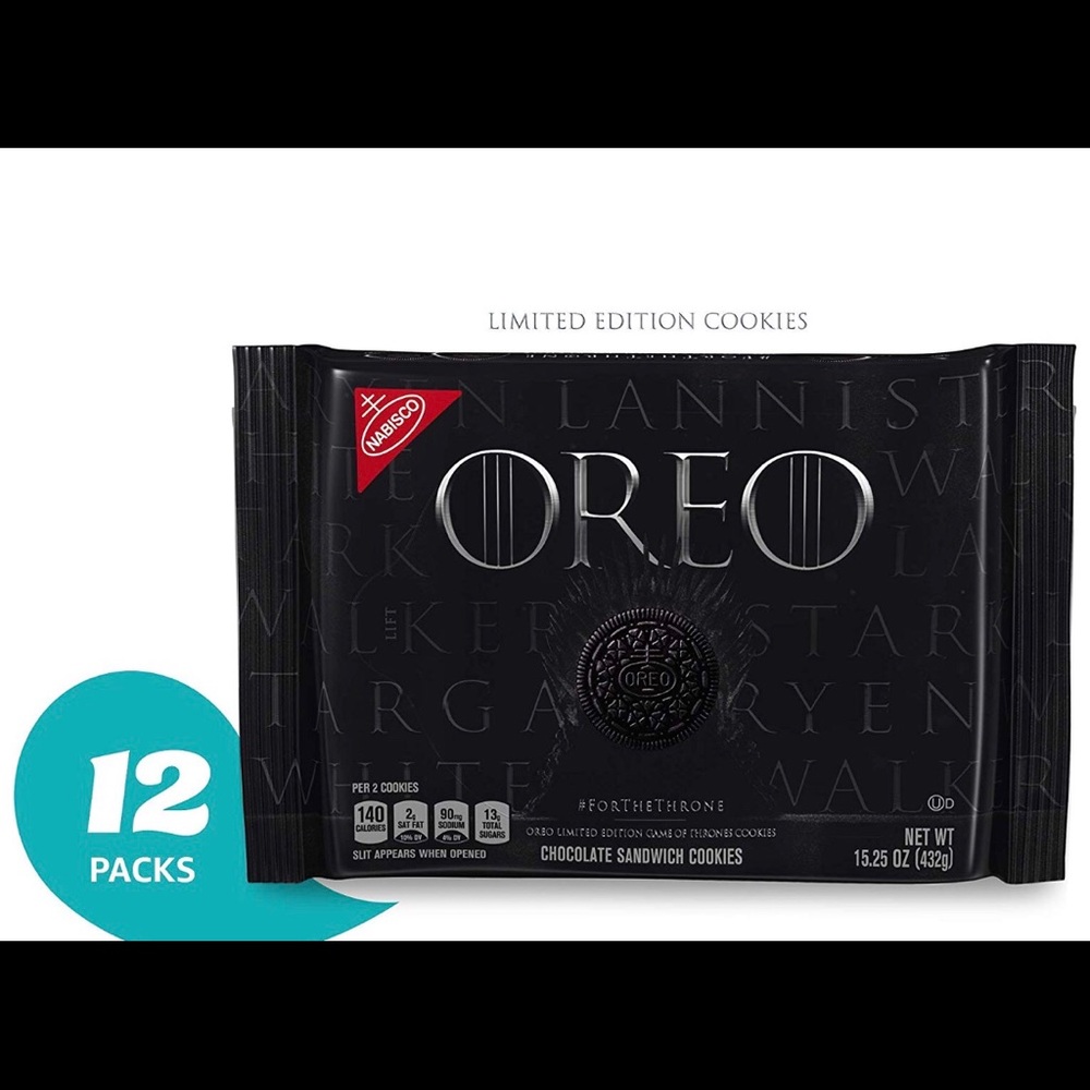Game of Throne Oreos (pack of 12)
